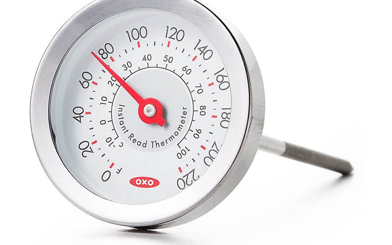 The Best Meat Thermometer Option: OXO Analog Instant Read Thermometer