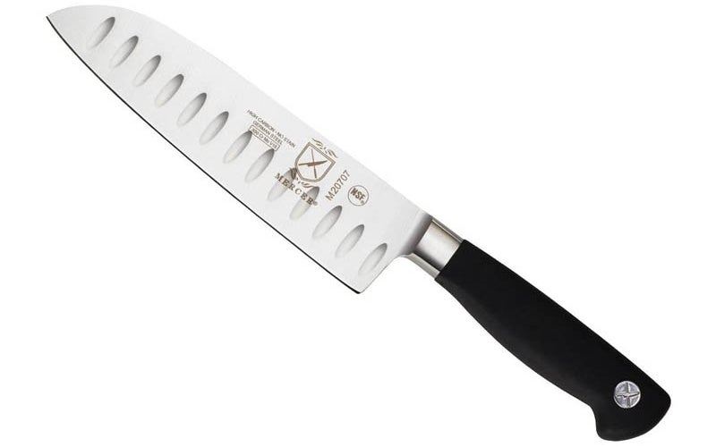 The Best Santoku Knives Option: Mercer Culinary Genesis 7” Santoku Knife
