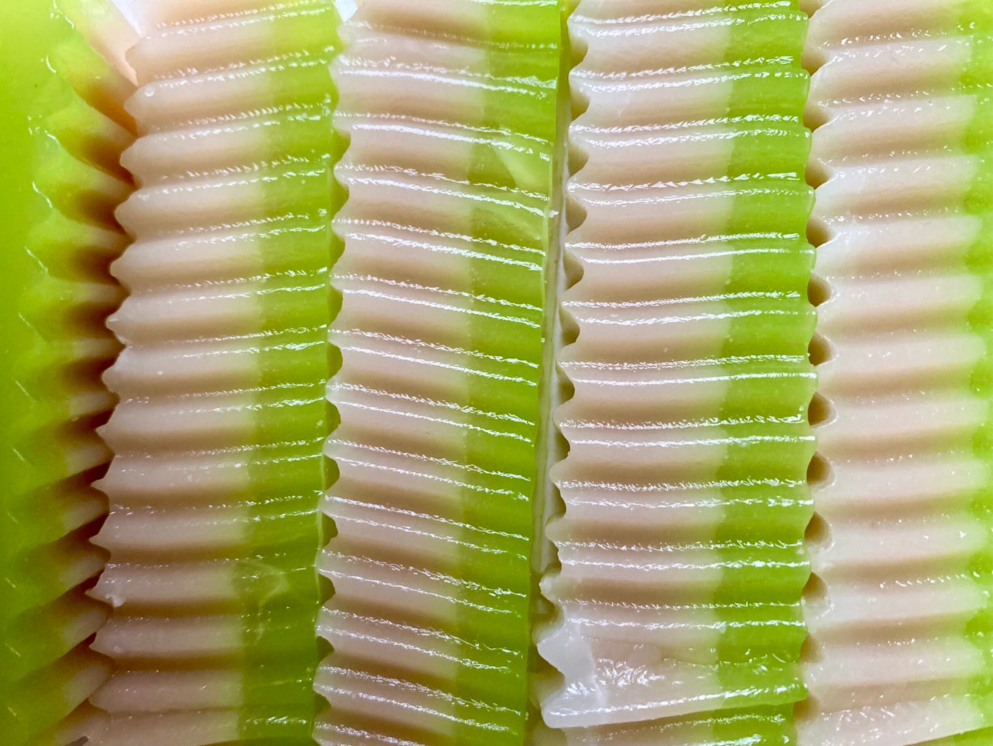 Detail shot of Doris Hồ-Kane's Thạch Rau Câu (Vietnamese Jellies).