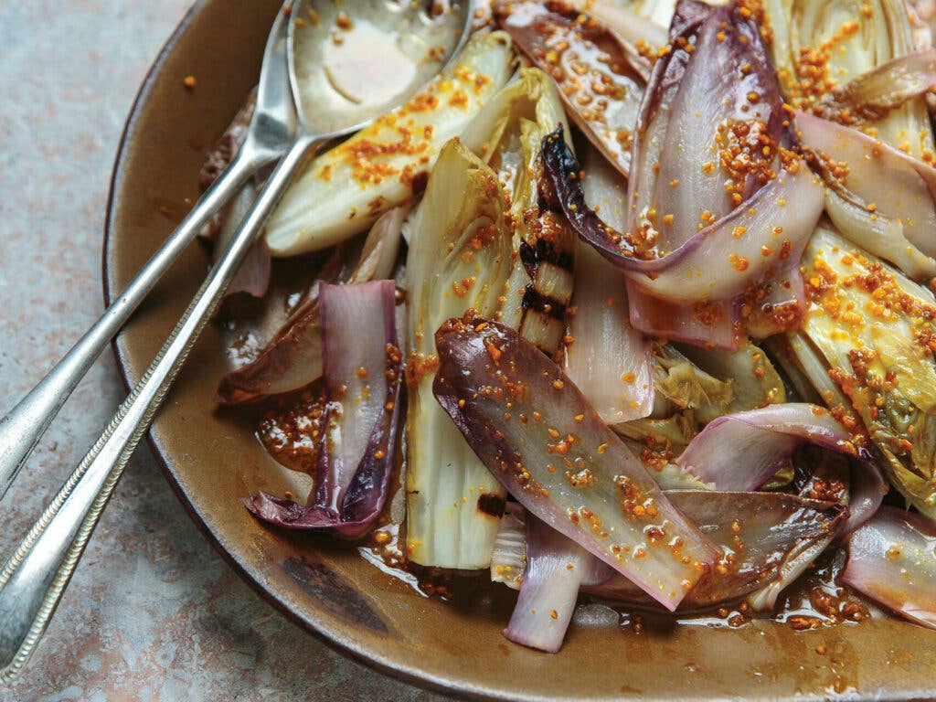 Endive Salad with Bee Pollen Vinaigrette