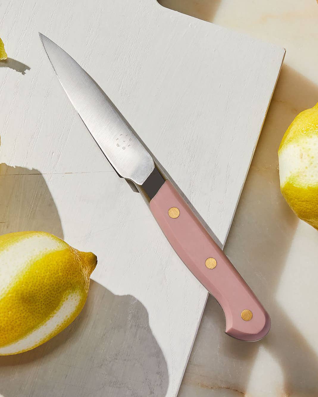 Best Paring Knifes: Food52 knife with pink handle
