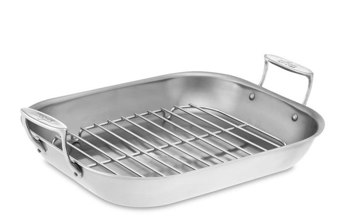 The Best Roasting Pan Option All-Clad Stainless-Steel Flared Roasting Pan