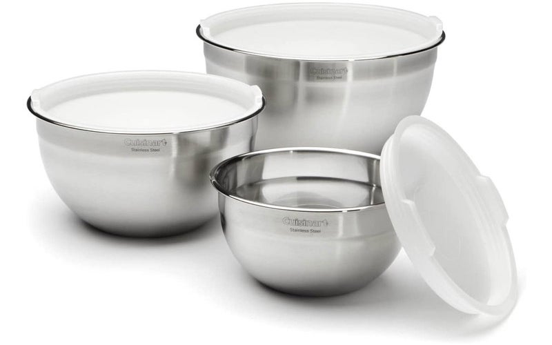 The Best Mixing Bowl Option Cuisinart Stainless Steel Mixing Bowls with Lids