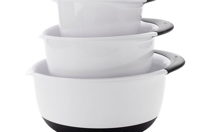 The Best Mixing Bowl Option OXO Good Grips 3-Piece Mixing Bowl Set