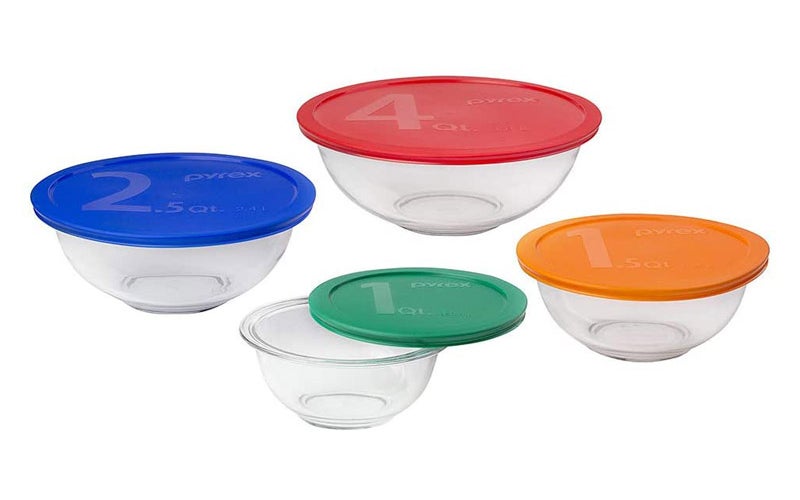 The Best Mixing Bowl Option Pyrex Smart Essentials 8-Piece Mixing Bowl Set