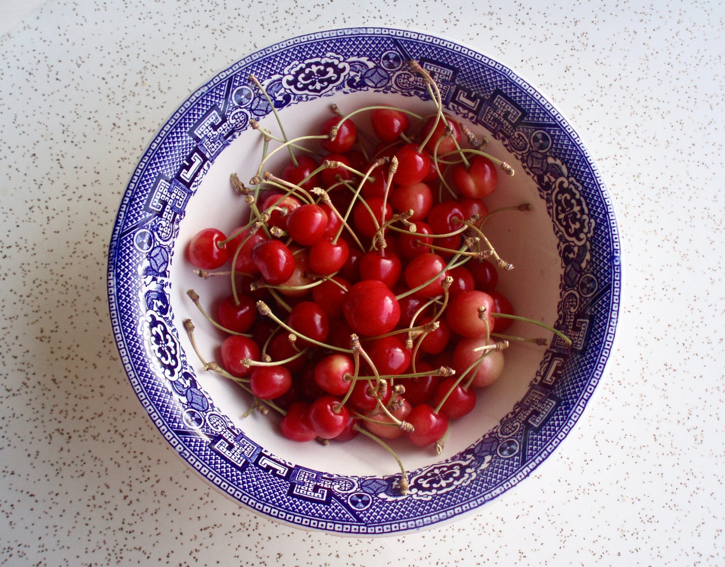 Bowl of cherries for Maraschino cherries