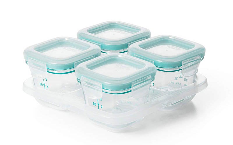 The Best Glass Food Storage Container Option OXO Tot Glass Baby Blocks