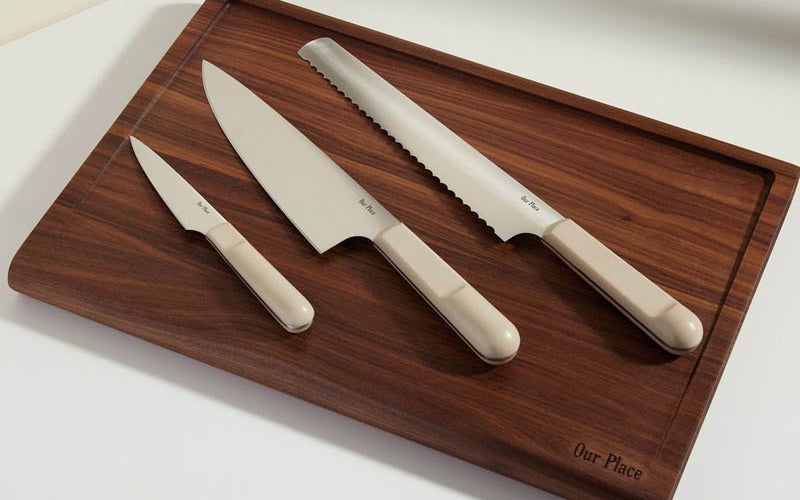 The Best Kitchen Knife Set Option Our Place Knife Trio