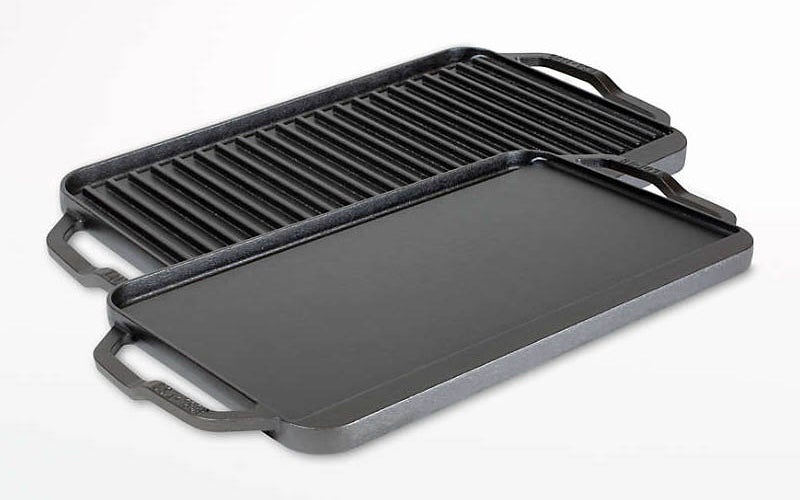 The Best Griddles Option Lodge Chef Collection Seasoned Cast Iron Griddle