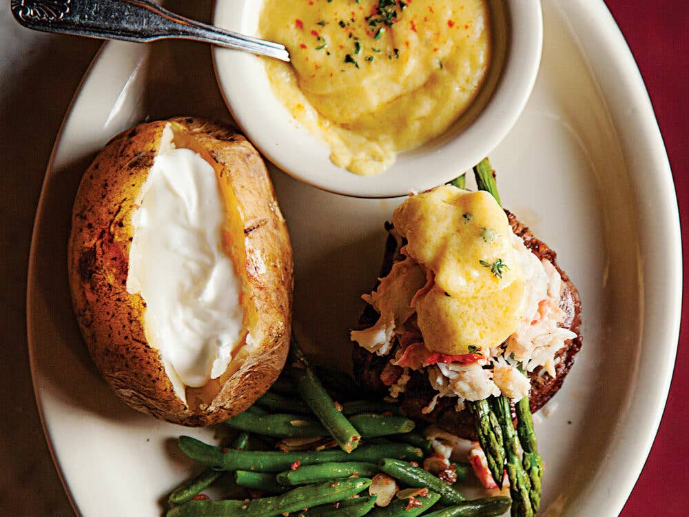 Filet Oskar (Steak with Crab and Hollandaise)