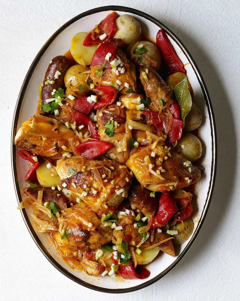 Chicken Basquaise
