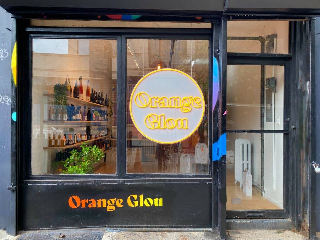 Orange Glou New York City Storefront