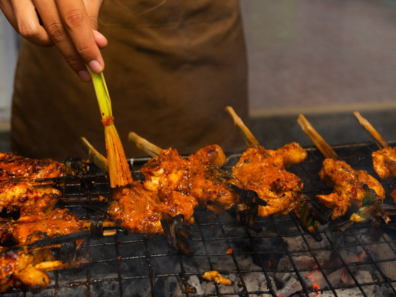 Grilled Beef Kebab, Bush Cooking, Recipe