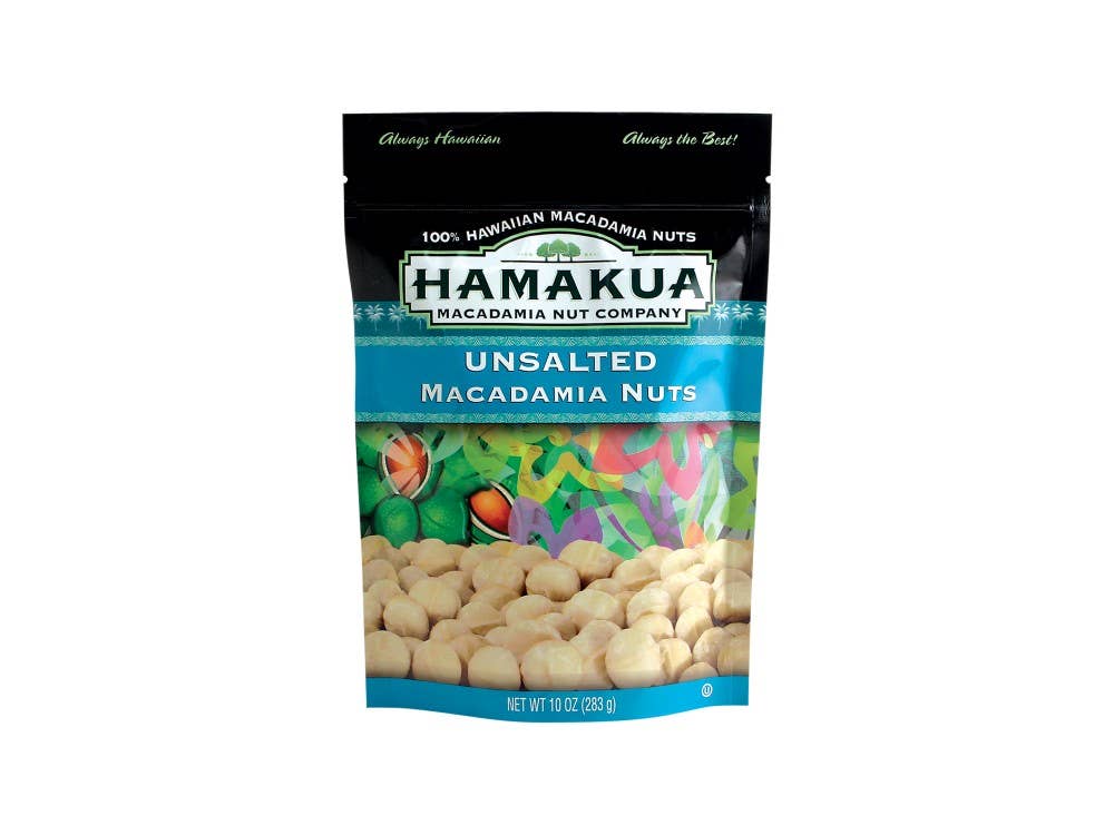 Hamakua Nut Company Unsalted Macadamia Nuts
