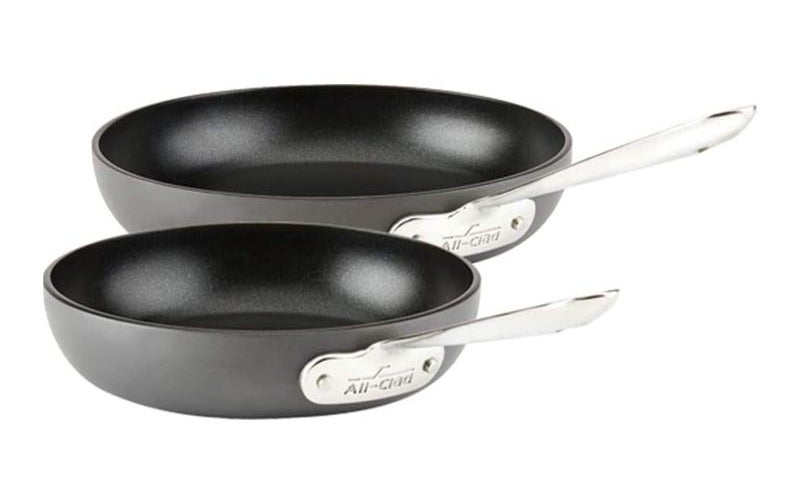 The Best Frying Pan Option All-Clad Hard Anodized Nonstick Fry Pan Set