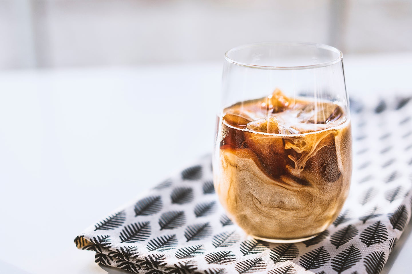 cold brew coffee in a glass