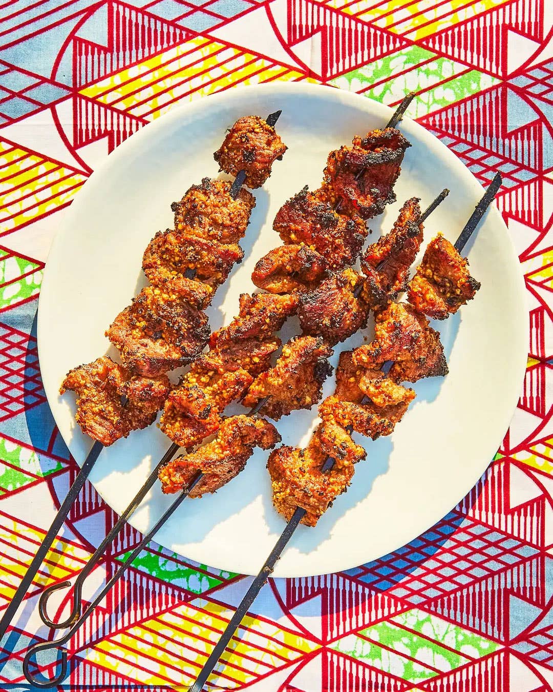 Dibi Hausa (Senegalese Grilled Beef Kebabs) Dibi Hausa Senegalese Skewers