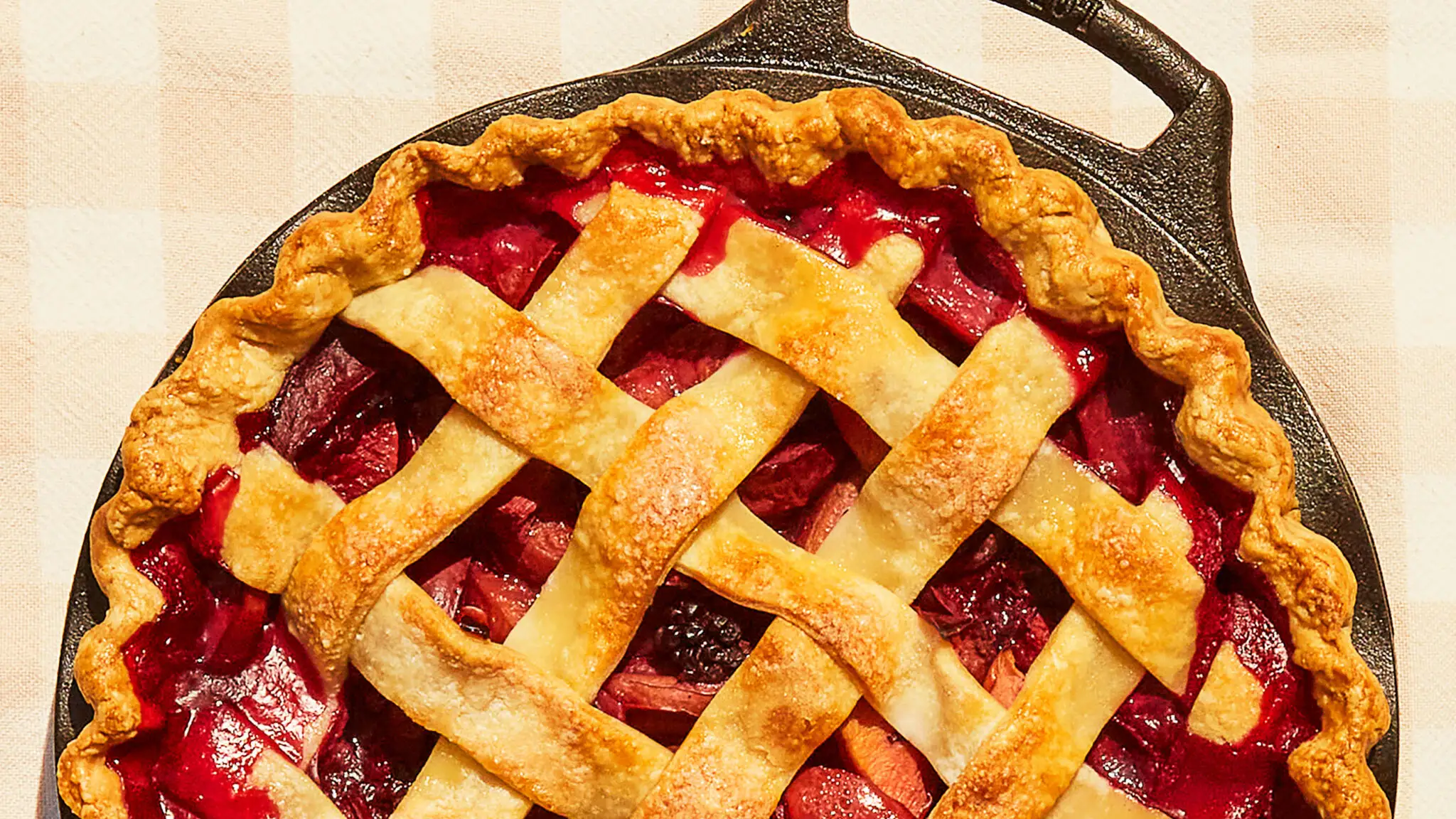 Plum-Blackberry Pie-image