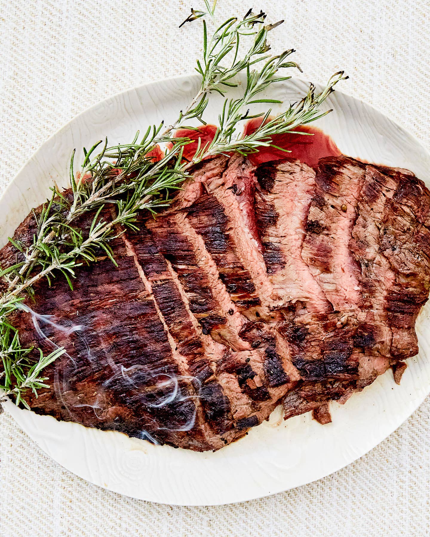 Flank Steak marinated and grilled