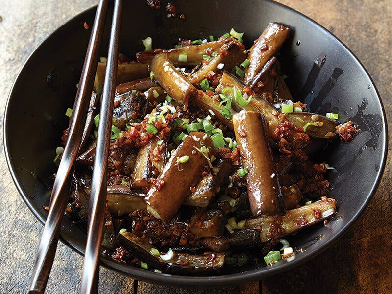 Chinese Spicy Garlic Eggplant (Yu Xiang Qie Zi)