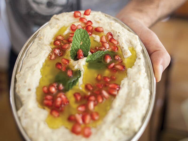 Mashed Eggplant Dip (Baba Ghannouj)