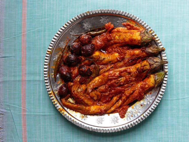 Eggplant in Tomato Sauce