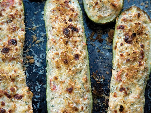 Zucchini Stuffed with Ricotta (Zucchine Ripiene con Ricotta)