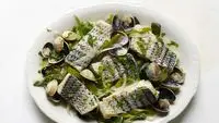 Basque-Style Fish with Green Peppers and Manila Clams-image