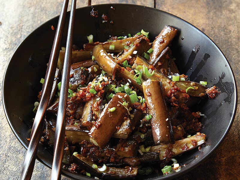 Chinese Spicy Garlic Eggplant (Yu Xiang Qie Zi)