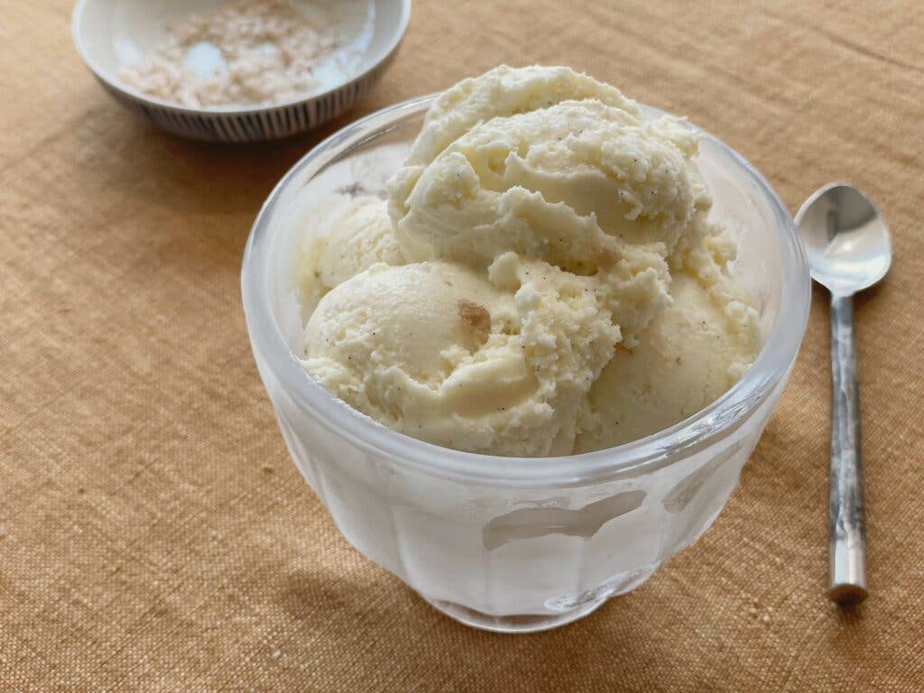 Smoked Vanilla Ice Cream