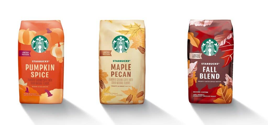 Starbucks Coffee Fall Flavors