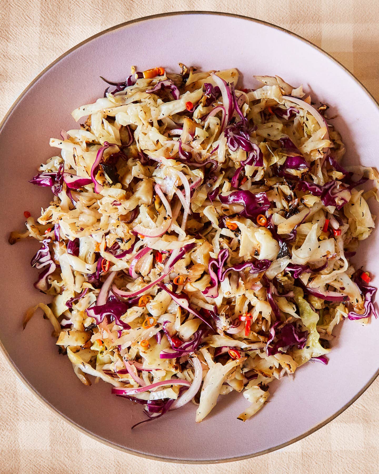 Charred Cabbage Slaw