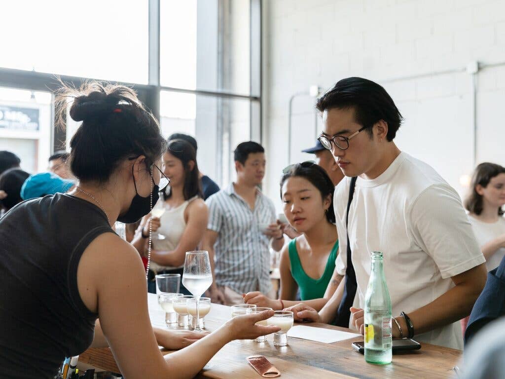 Hana Makgeolli's tasting room