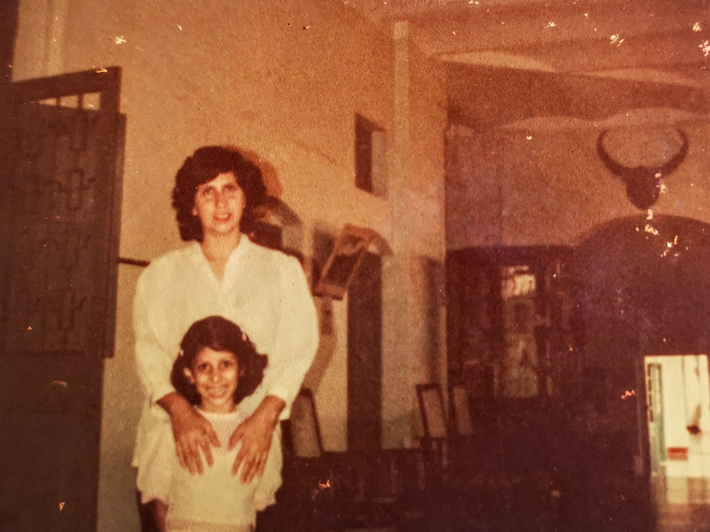 Meher Mirza and Mother Old Photograph for Indian Curry