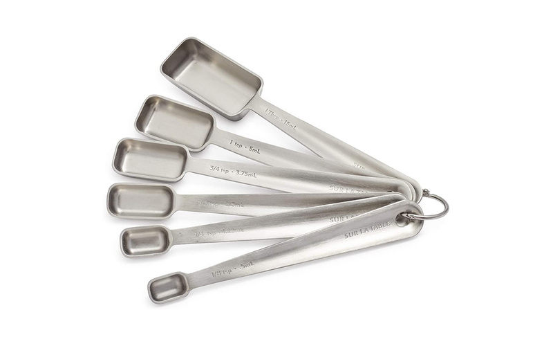 Rectangular Measuring Spoons Steel