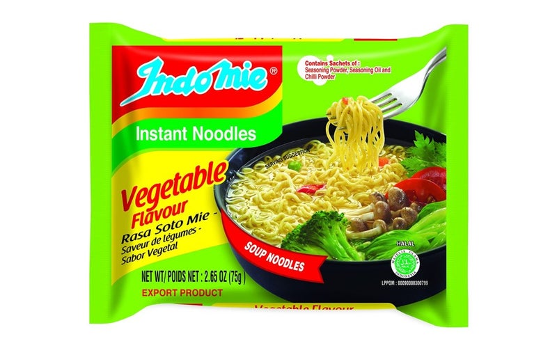 The Best Ramen Noodle Option: Indomie Vegetable Flavor Rasa Soto Mie