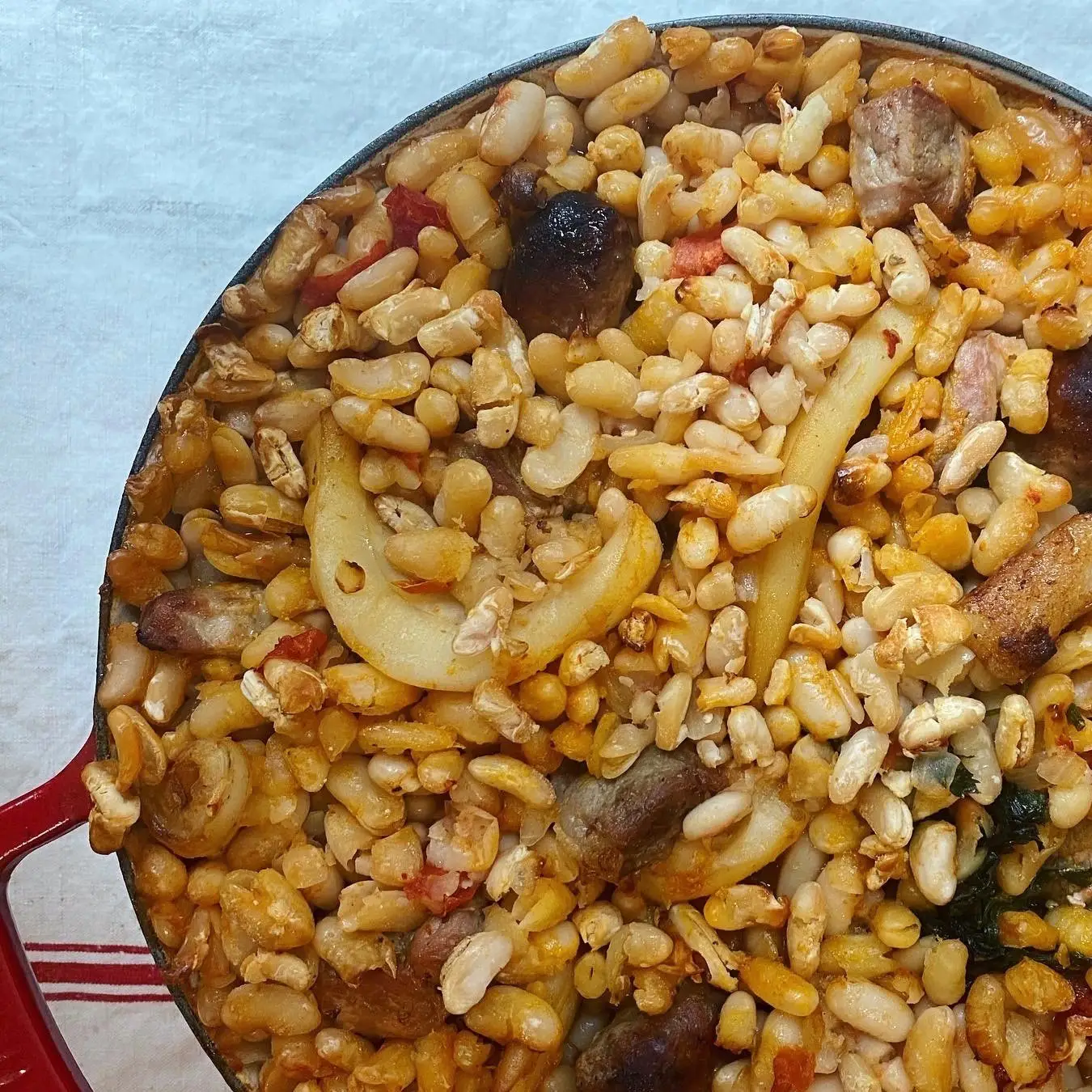 Cuttlefish Cassoulet with Pork Sausage (Cassoulet de Seiches à la  Gruissanaise), image size:1350x1350