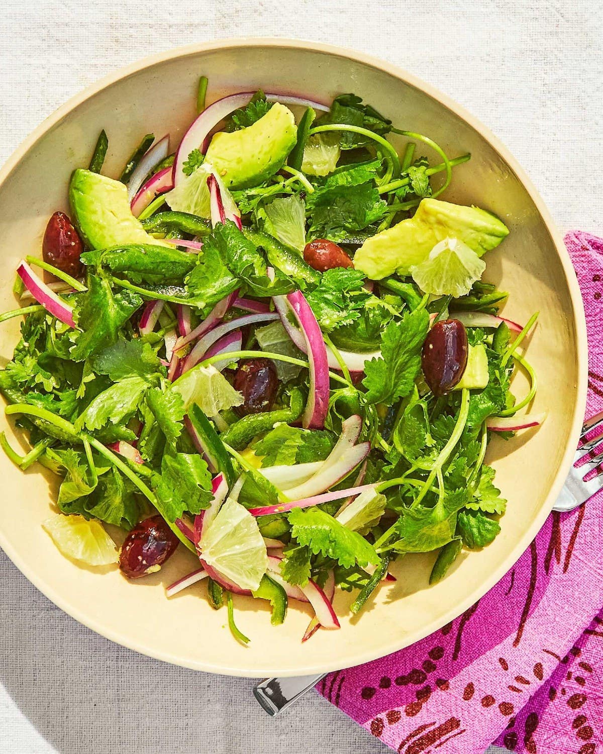 12 Bold and Zesty Recipes for Cilantro Lovers Cilantro Salad with Olives, Avocado, and Limes