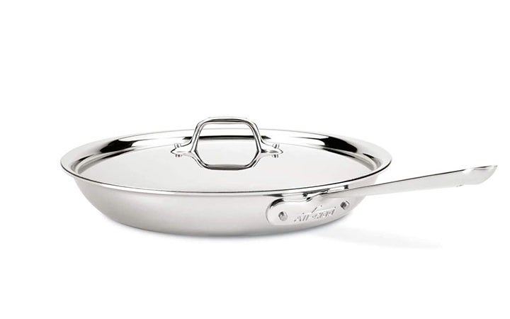 The Best Skillet Option: All-Clad D3-12 Inch Fry Pan with Lid
