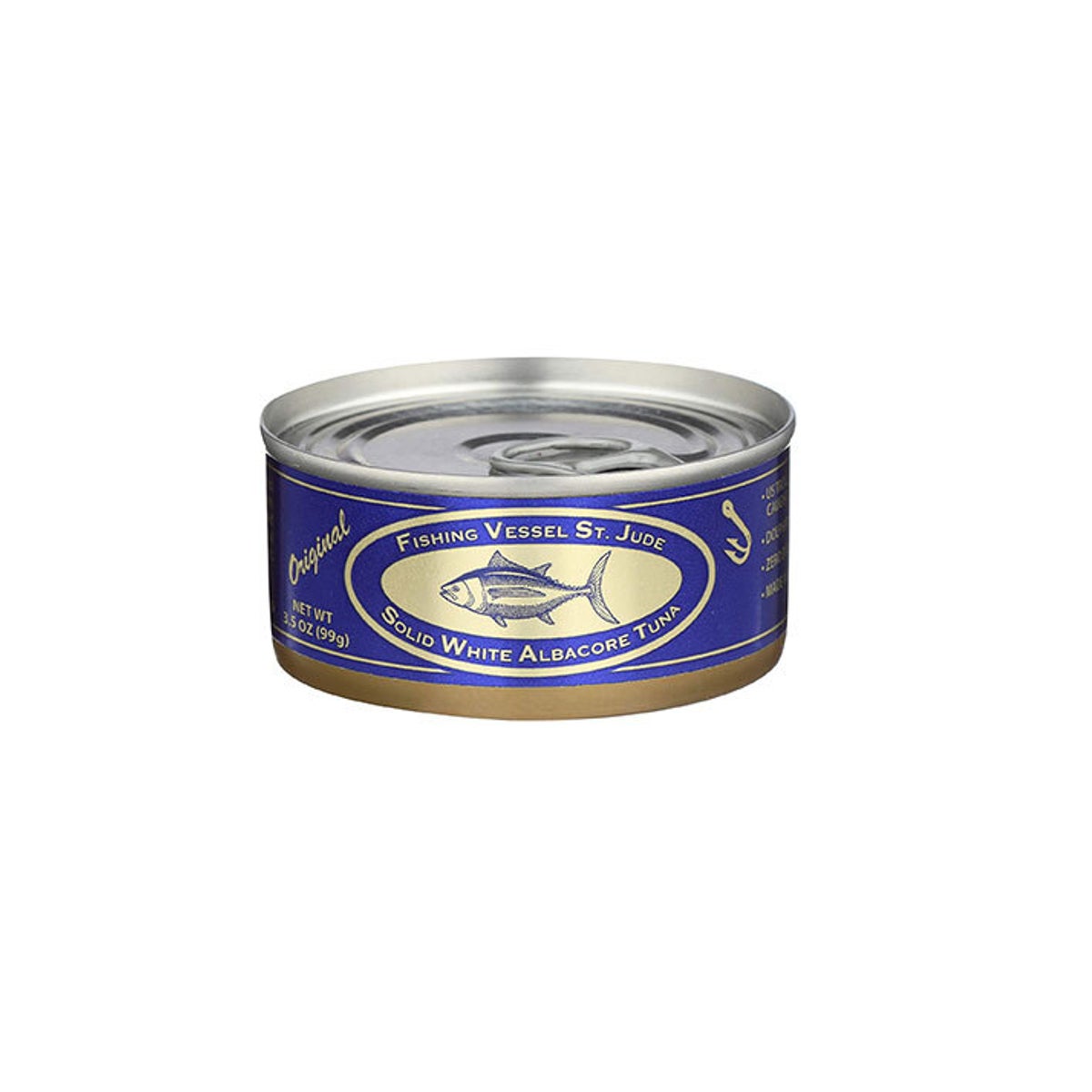 Best Canned Tuna Option_ Fishing Vessel St. Jude Original Solid White Albacore