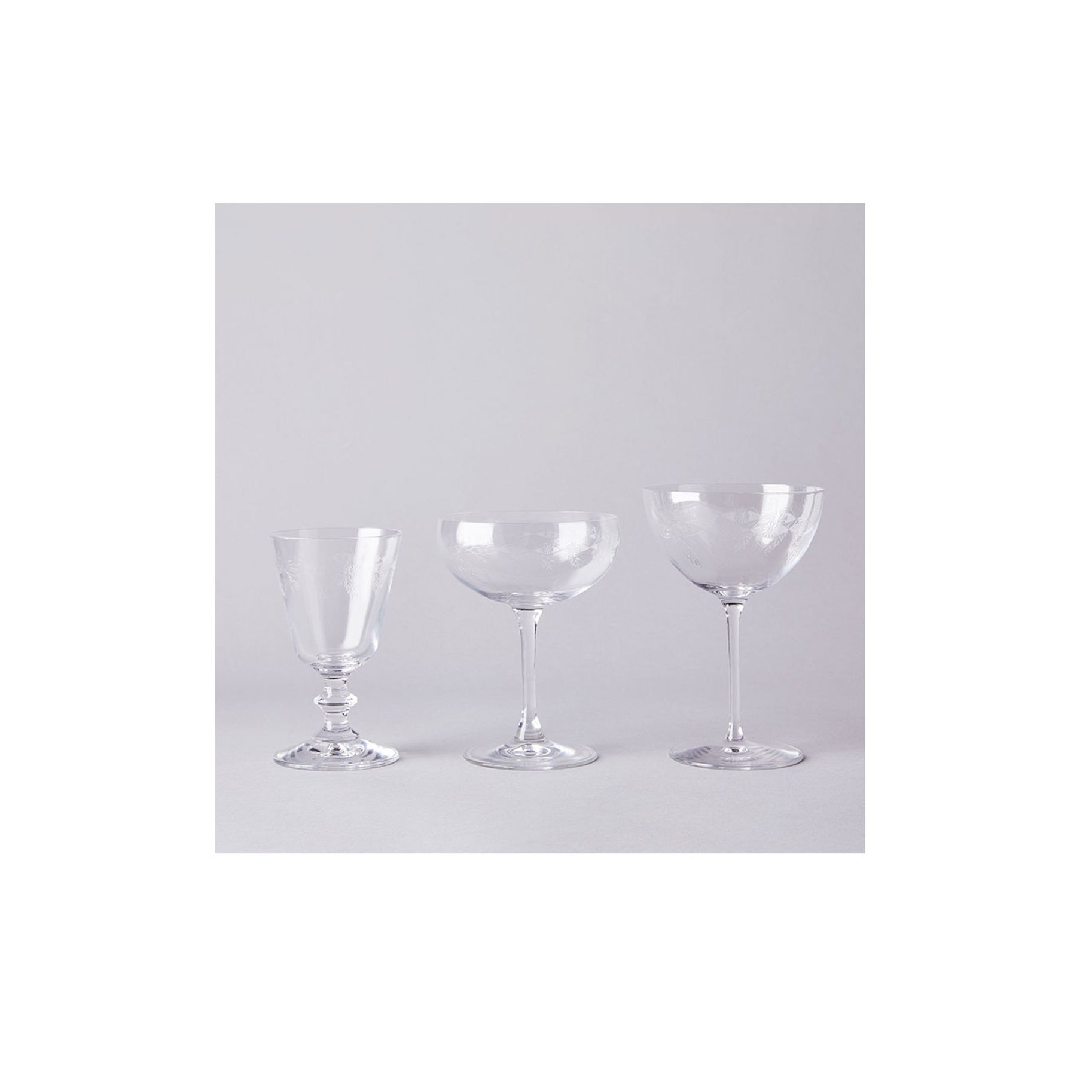 Best Martini Glass Option: Food 52 Vintage Inspired Martini Glasses