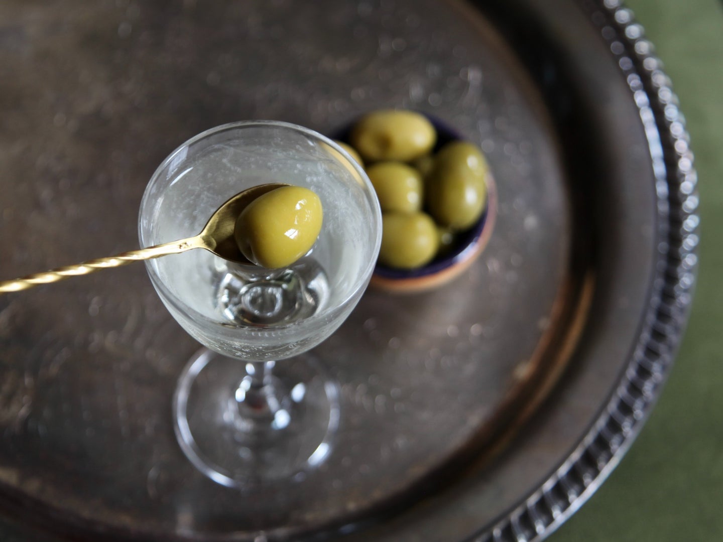 Dirty Vodka Martini from Padma Lakshmi