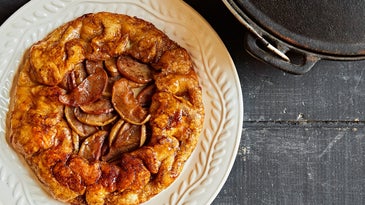 Apple galette recipe no-oven method from Bryan Ford
