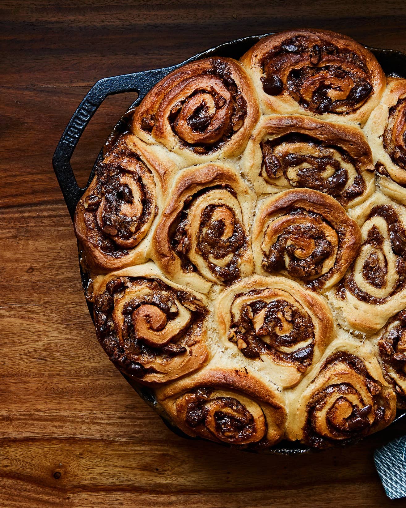 22 Joyful and Triumphant Breakfast Recipes for Christmas Morning Pecan chocolate sticky buns no-oven method from Bryan Ford