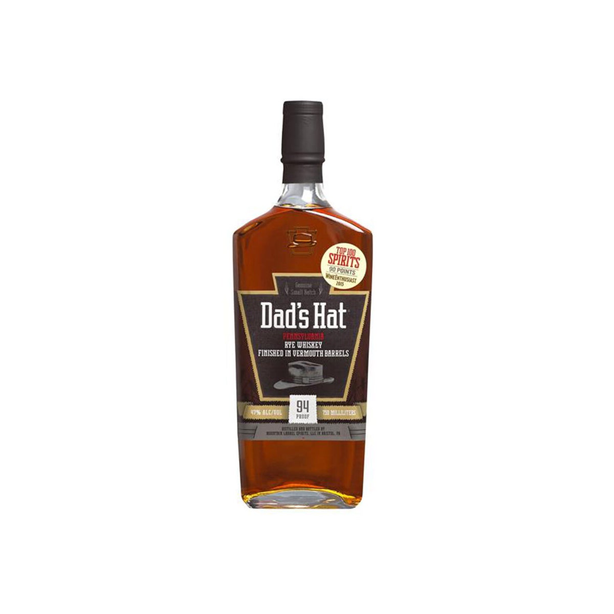 Best Rye Whiskeys Option_ Dad's Hat Pennsylvania Rye Vermouth Finish
