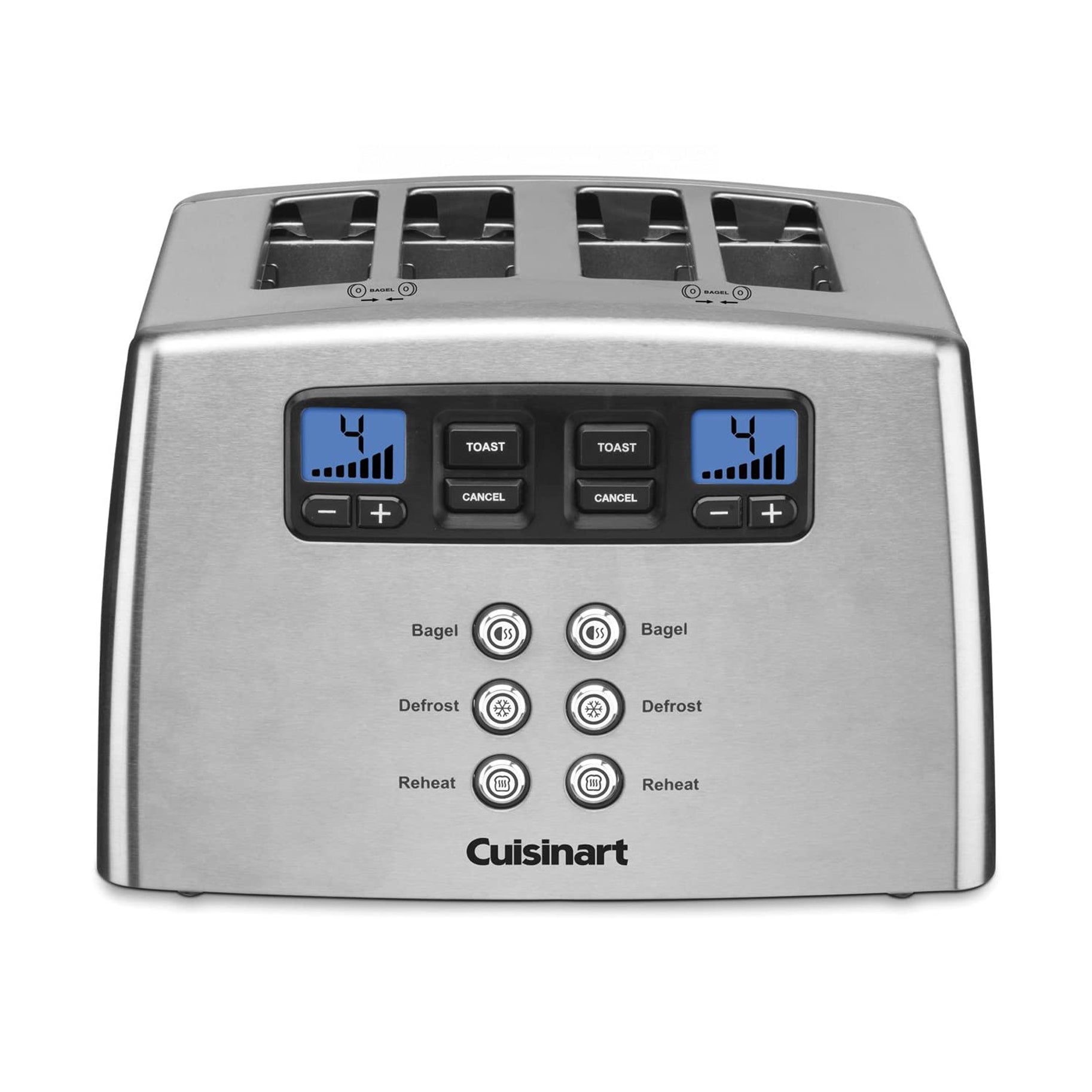 Cuisinart Stay 4-Slice Toaster, Stainless Steel, Toasters