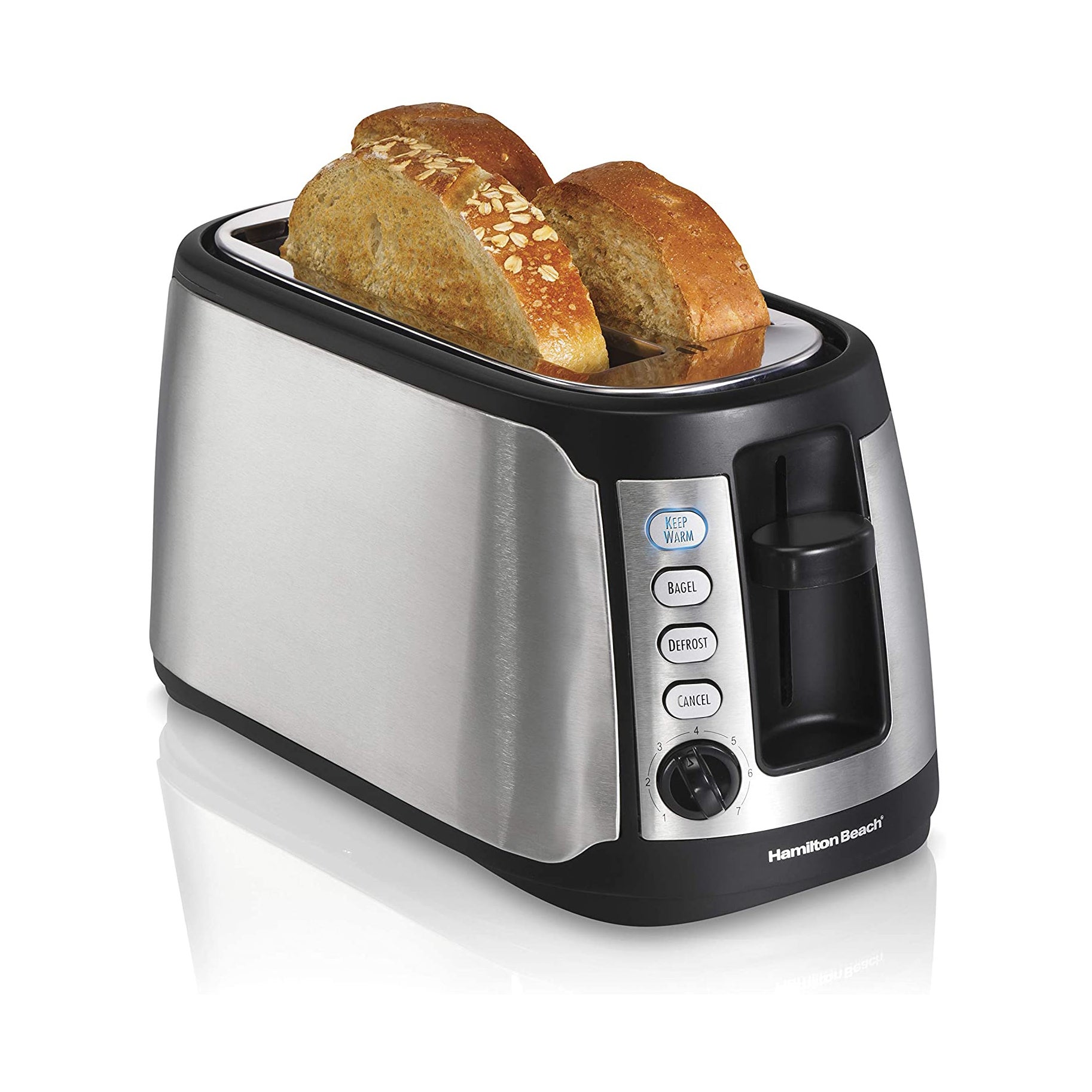 The Best Four Slice Toasters Option: Hamilton Beach Extra Wide Slot Toaster