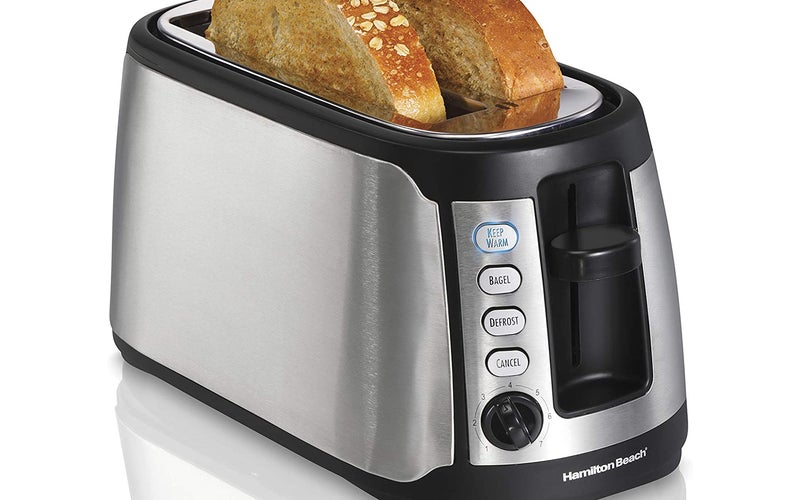 The Best Four Slice Toasters Option: Hamilton Beach Extra Wide Slot Toaster