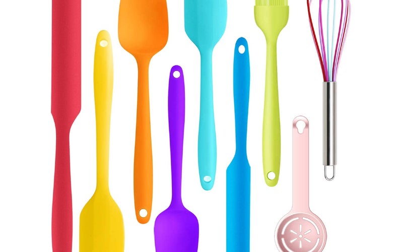 Best Silicone Cooking Utensils Option_ oannao Silicone Spatula Set