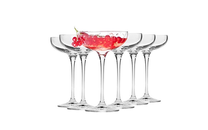 best coupe glasses parties krosno champagne saucer saveur